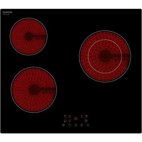Plaque de Cuisson - Vitroceramique OCEANIC 3 foyers L56 x P49 cm OCEATV3Z60 (1/4)