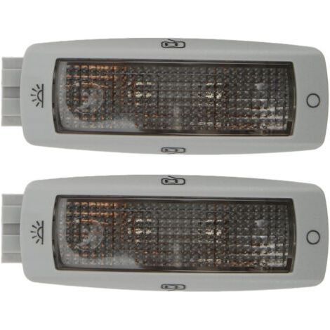Luz de lectura trasera 3B0947291, carcasa gris de alto brillo, apta para Cadillac. (1/4)