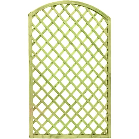 Confine PANNELLO GRIGLIATO CON ARCO IN LEGNO cm.180x160/180 h