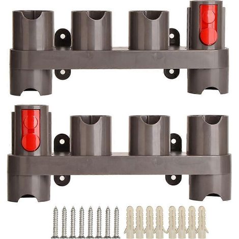 Lot de 2 supports d'accessoires pour aspirateur V15 V12 V11 V10 V7 - Support mural pour outils (1/5)