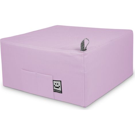 Pouf Lit 1 place Similicuir Indoor Lavande Happers Unique Lavande