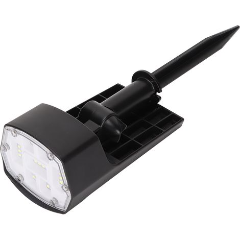 Lampe solaire LED étanche pour allée de jardin, panneau solaire 5,5 V 2 W (1/5)