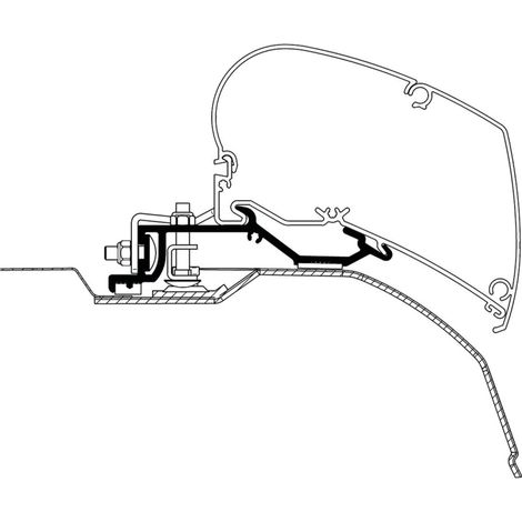 Adapter für Vorhänge Boxer/Jumper/Ducato ab 07 3,75 - 4 m - Thule