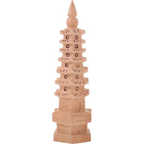 Chinesische Pagodenstatue Leichte Zen Garten Kleiner