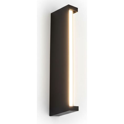Applique murale de jardin CALEX-1 10W 667lm 4200K blanc neutre IP54 étanche noir HOROZ (1/5)