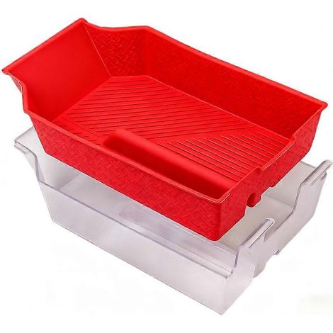Doppellagige Aufbewahrungsbox für die Mittelarmlehne des BMW X3 2025 G45, rot, für optimale Innenraumaufbewahrung. (1/5)
