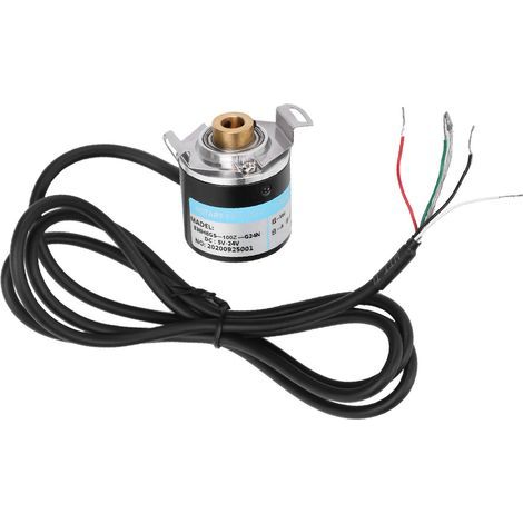 AB Zweiphasen-Hohlwellen-Encoder, 30 kHz, DC 5–24 V, 100 Z, mechanische Getriebeteile für Motoren und Automatisierung (1/5)
