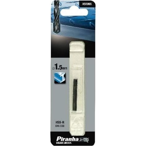 Punta per metallo 1 mm 3 pz Black and Decker X50000-QZ
