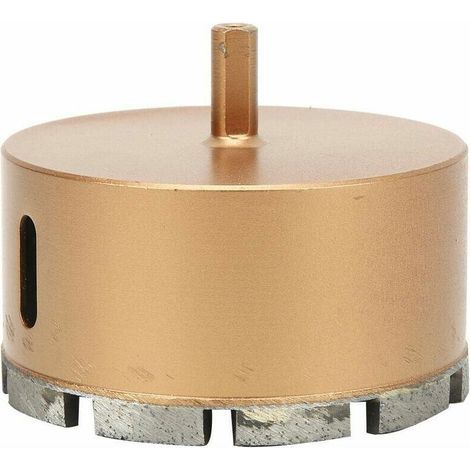 Scie cloche diamant, Trépan scie cloche diamant, pour carrelage/béton/mur/verre, Accessoire pour outil à main, Foret béton multifonctionnel en marbre(90mm), (1/5)