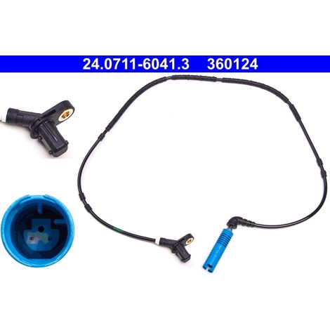 Capteur, vitesse de roue ATE 24.0711-6041.3 BMW 34 52 6 752 683