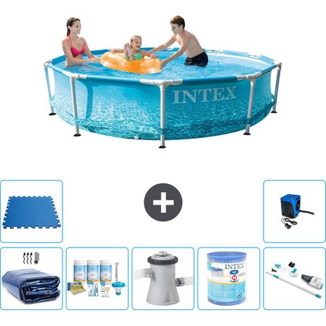 Intex Piscine Tubulaire Ronde - 305x76 cm - 8-pièces S41354 (1/5)
