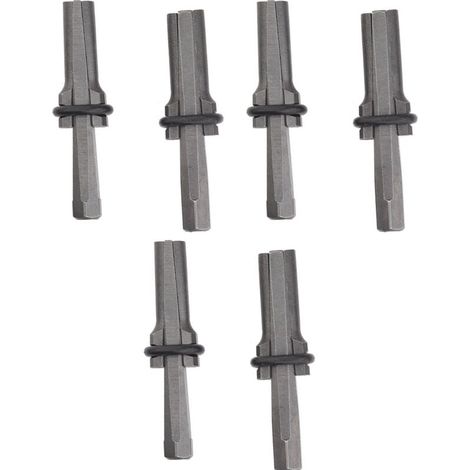 Industrieller 16-mm-Steckerkeil und Federscheiben Beton Marmor Granit Fels Stein Splitter Handwerkzeug