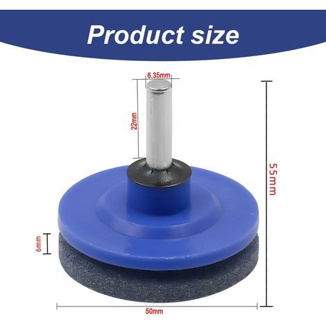 Aiguiseur de Lame de Tondeuse à Gazon Aiguiseur pour lames de tondeuse émoussées lawnmower Dull Blade Sharpener(Bleu, paquet de 4) (1/4)