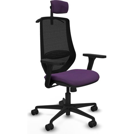 piqueras-y-crespo Mardos sedia da ufficio viola ergonomica