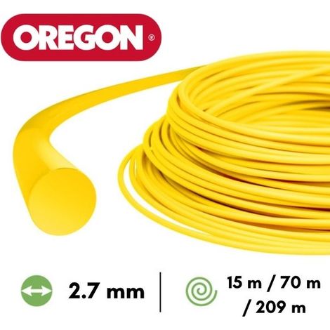Fil nylon rond Oregon débroussailleuse 2,7 mm  70 mètres