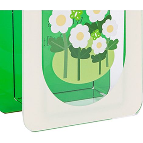 Acrylvase von Creative Floral World, bedruckte Wanddekoration für Wohn- und Esszimmer, Blumenarrangement, Hydrokultur-Ornament, Gänseblümchen (1/5)