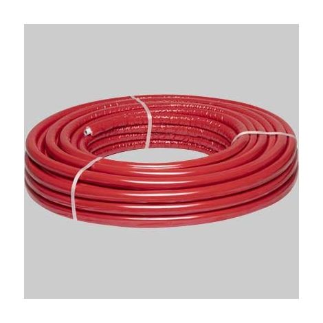 TUBO MULTISTRATO RIVESTITO ROSSO CARDINALE - 26x3
