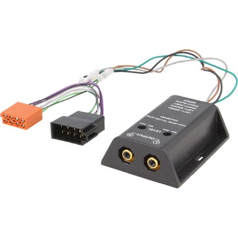 Adaptateur compatible avec ajout amplificateur sur systeme origine - ISO 2 canaux - ADN-LT