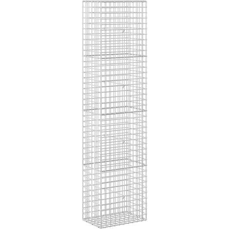 Gabione mit 5 mm Draht und 5x5 cm Maschen 50x30x200 cm vidaXL