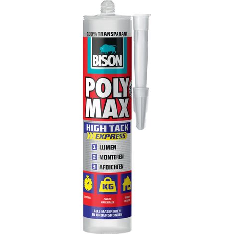Klebstoff Bison poly max high tack express hohe Haftung lösungsmittelfrei