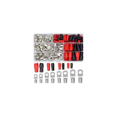 Lot de 120 cosses de câble pratiques, faciles à utiliser et efficaces pour un sertissage rapide des fils. (1/4)
