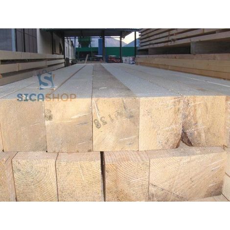 4 Morali Listelli durame grezzi non piallati mm 80 x 80 x 1000