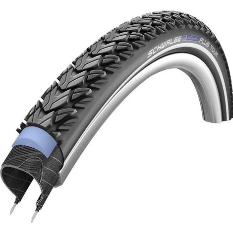 Schwalbe Reifen Marathon PlusTour HS404 26x1.75" 47-559 sw-TwinSkin Reflex SG EC (1/2)