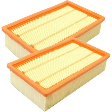 Filiyano-Filtres à air de rechange pour aspirateur KARCHER NT25/1, NT45/1, NT55/1, NT361 ECO, NT561 ECO et NT611 ECO - Lot de 2 (1/5)