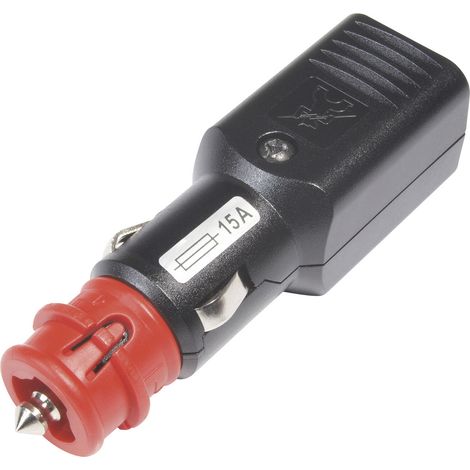 ProCar Universalstecker NG 15A mit zwangsgeführter Zugentlastung, mit Sicherung Belastbarkeit Strom