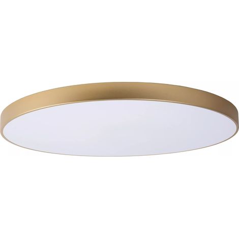 Plafoniera LED Lucide UNAR Ø80cm 80W oro tonda calda 2700K (1/4)