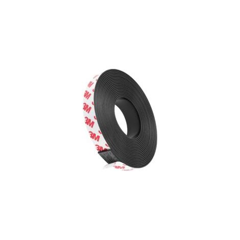 Bande Magnétique Autocollante, 2M Bande Magnétique Autocollante Forte avec Adhésive, 1.5CM x 1.5MM Bandes Souple Aimantée Magnétiques Autocollantes pour Aimants, Organiser, Présenter (1/5)
