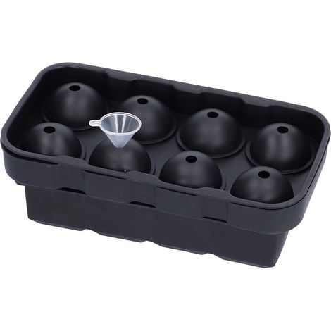 2 Pièces Bac à Glaçons Silicone 8 Cases pour Cocktails Whisky Accessoires Bar (1/5)