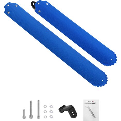 Guardabarros para bicicleta de montaña, protector contra salpicaduras para ciclismo - Azul (1/2)