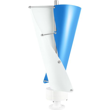 Éolienne - Générateur d'éolienne à axe vertical 100 W avec contrôleur 2 feuilles Indice de protection IP67 Diamètre de la roue 0,4 m Générateur d'éolienne pour bateaux, pavillons, cabanes - 12V (1/5)