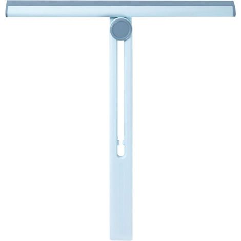 Grattoir à vitres pliable, outil de nettoyage rotatif polyvalent, adapté au verre, aux comptoirs, aux sols, etc. (bleu) (1/4)