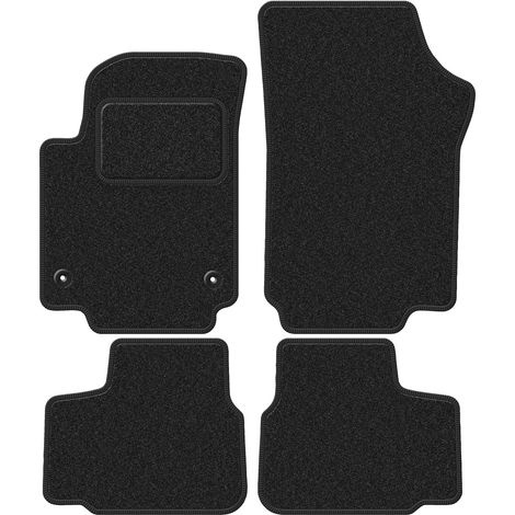 Alfombrillas de terciopelo para coche: Volkswagen Up hatchback (2011-) antracita (1/5)