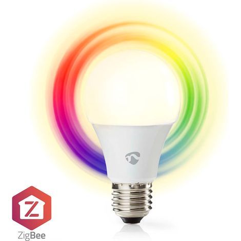 Nedis ZBLC10E27 Bombilla LED Multicolor RGB Zigbee (1/5)