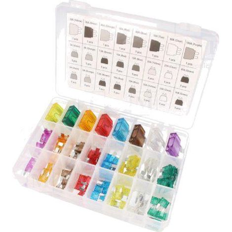 Kit 88 fusibles Mini Normaux Maxi 20 30 40 50 60 70 80 100A et 3 5 7.5 10 15 20 25 30A