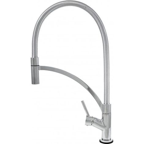 Robinet de Cuisine Laiton Sanitaire Chrome WZX 2017 (1/3)