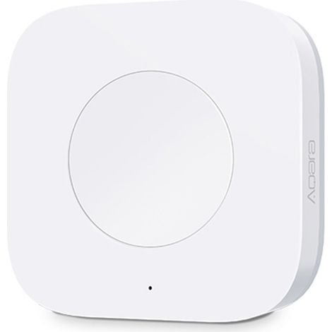 Aqara WXKG11LM Tragbarer, intelligenter Funk-Schalter mit Ein-Tasten-Bedienung für angeschlossene Geräte (1/4)