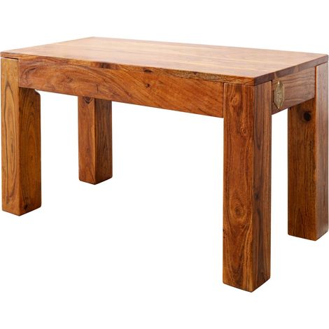 OXFORD 11 Panca in legno di acacia - laccato / miele 80x35x45