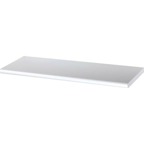 1PZ MENSOLA MURALE STONDATA Col. Bianco cm. 60x20x1,8 (1/3)