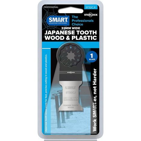 SMART ST32CJ1 Starlock 32mm Japanese Tooth Wood Multi Tool Blade