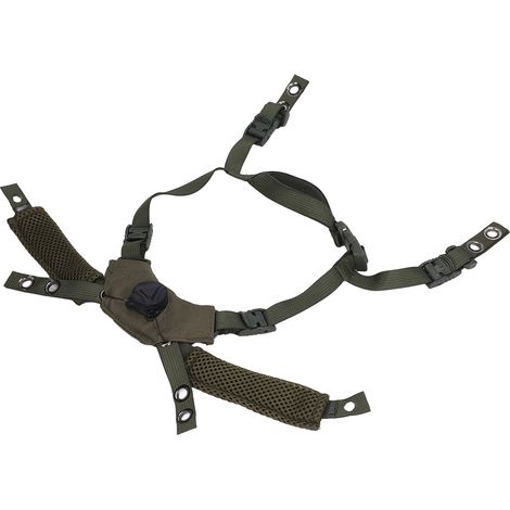 Jugulaire de suspension à bouton réglable, accessoire de casque pour casques Fast, MICH et Wendy, vert militaire. (1/5)