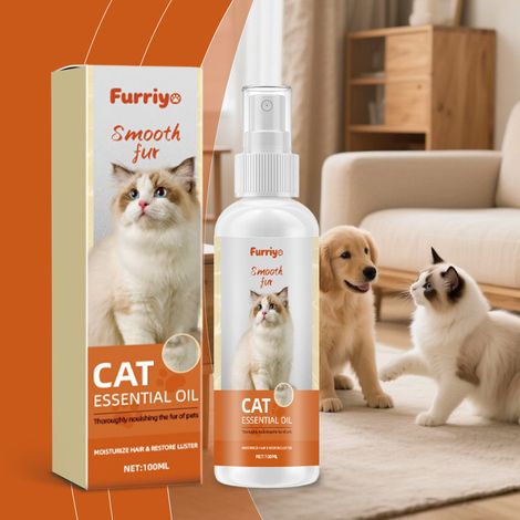 Pet essential oil grooming product with long-lasting fragrance and non-greasy texture enhances dog's coat for a fluffy and smooth finish -- Pet essential oil grooming product 100ml -- BIEMMEDUE (1/4)