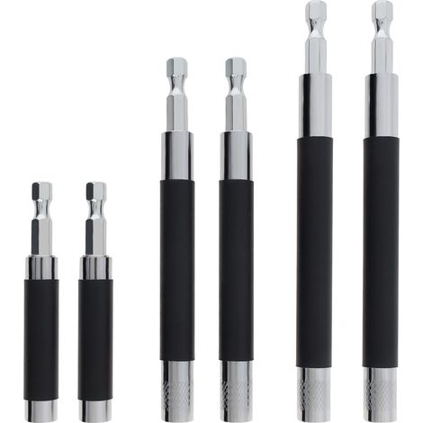 Lot de 6 embouts magnétiques évolutifs pour tournevis, porte-embout de tournevis, adaptateur de tige de guidage (1/5)