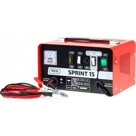 Ideal SPRINT 15 Cargador de batería 12V y 24V 15A