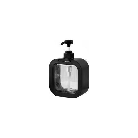 Dispenser di sapone liquido trasparente con pompa, flacone in plastica da 500 ml per sapone liquido per le mani, flacone ricaricabile con pompa per detersivo per piatti. - Crezuo