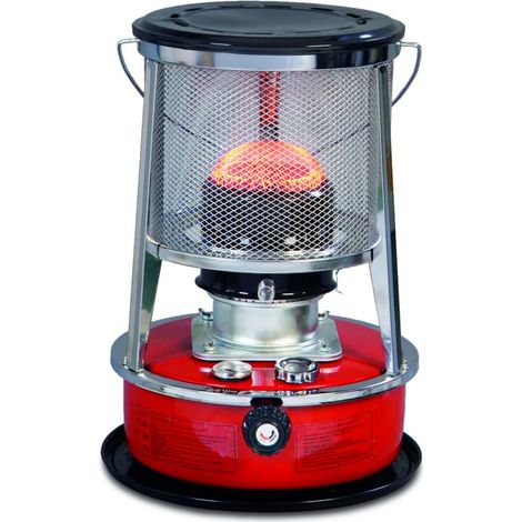 Poêle à pétrole Egon 2600W – Autonomie 5.2L – Consommation 0.24/0.28L/h – 2 positions de chauffe – Pour volume jusqu'à 12m3 – Profile