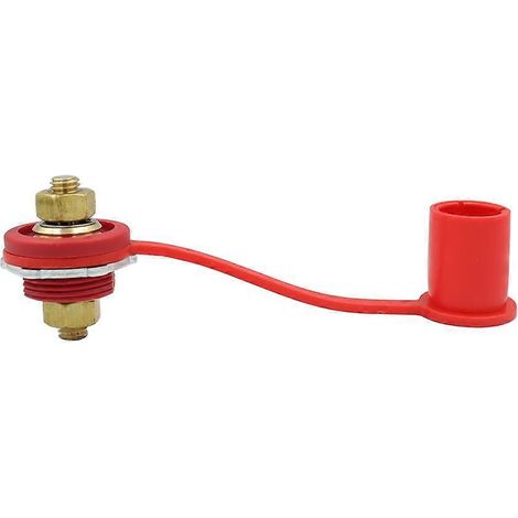 Bornier de chargeur de batterie à goujon de 3/8 pouce, connecteur de pontage pour borne d'alimentation de batterie automobile 250 A, compatible avec les accessoires pour VR, bateaux et yachts. (1/5)